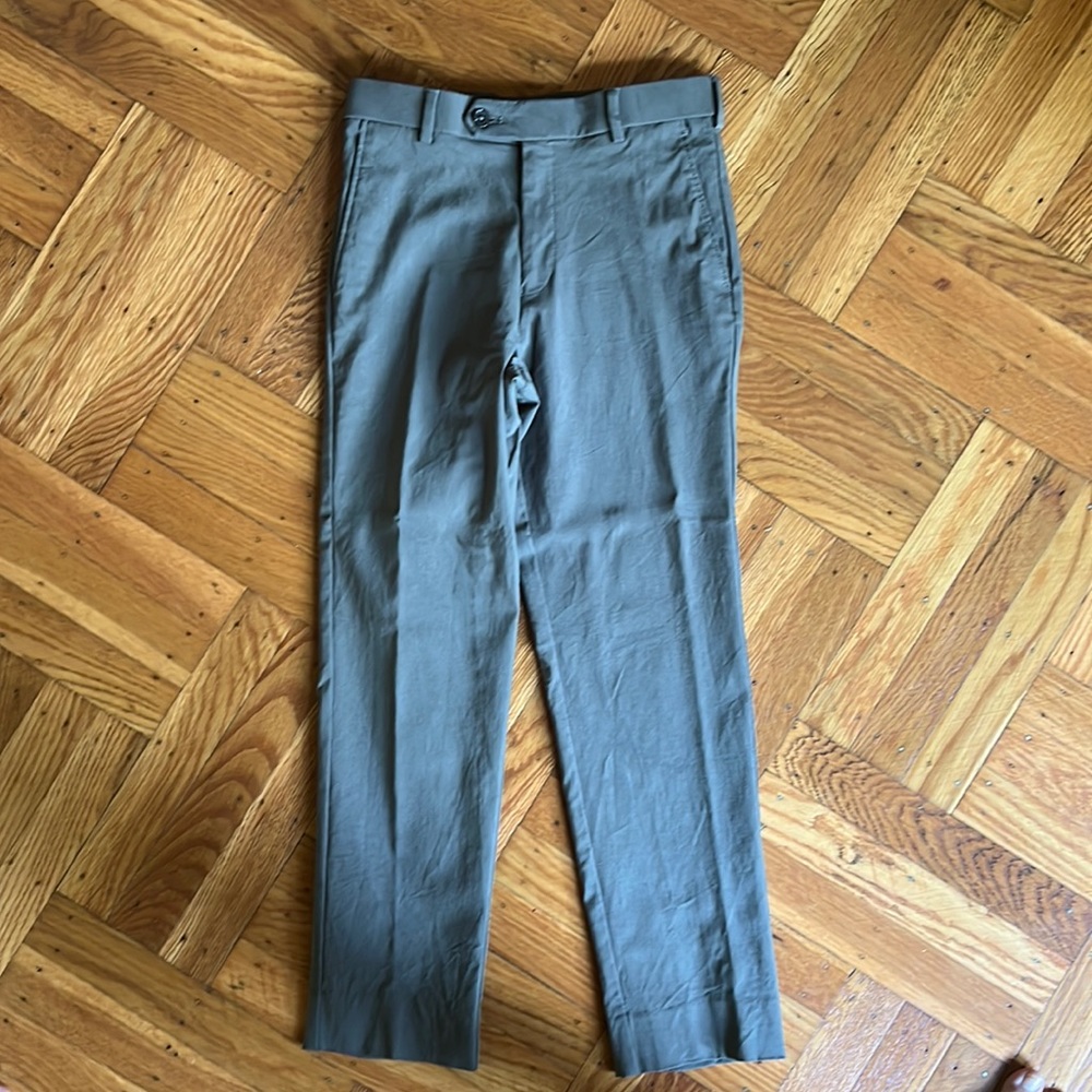 Ralph Lauren size 10R 25” waist boys brown dress pant.